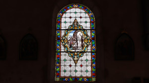 Dommartin, church - stained glass window (I)