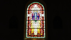 Dommartin, church - stained glass window (I)