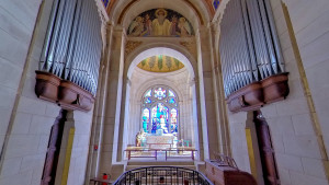 Domrémy, Basilika - Rückseite (P)