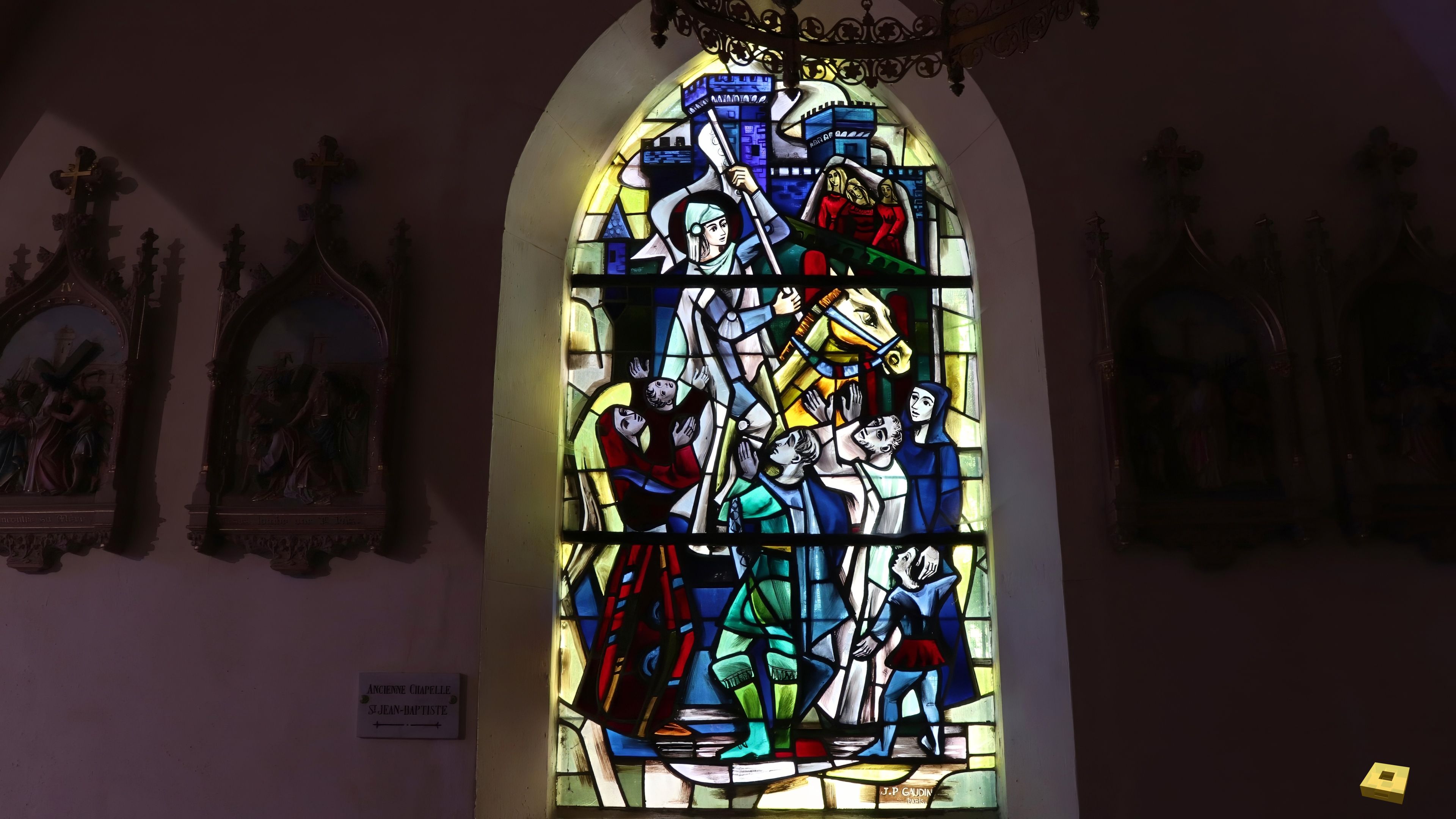 Domrémy, church - stained glass window (I)