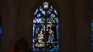 Domrémy, Kirche - Buntglasfenster (I)