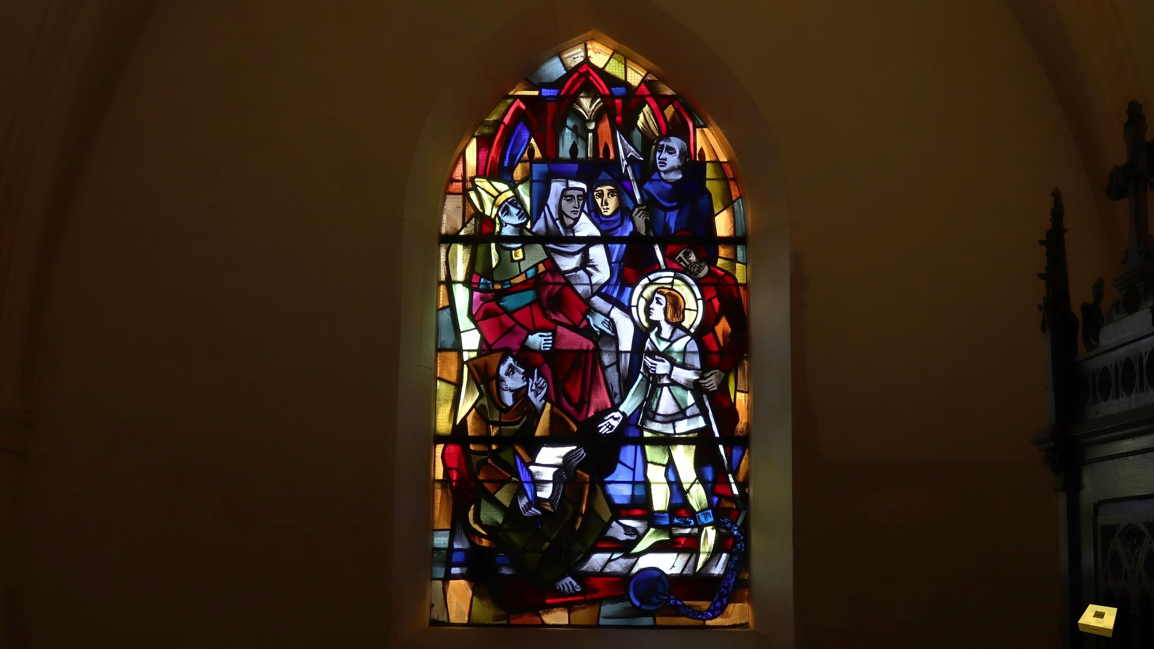 Domrémy, church - stained glass window (I)