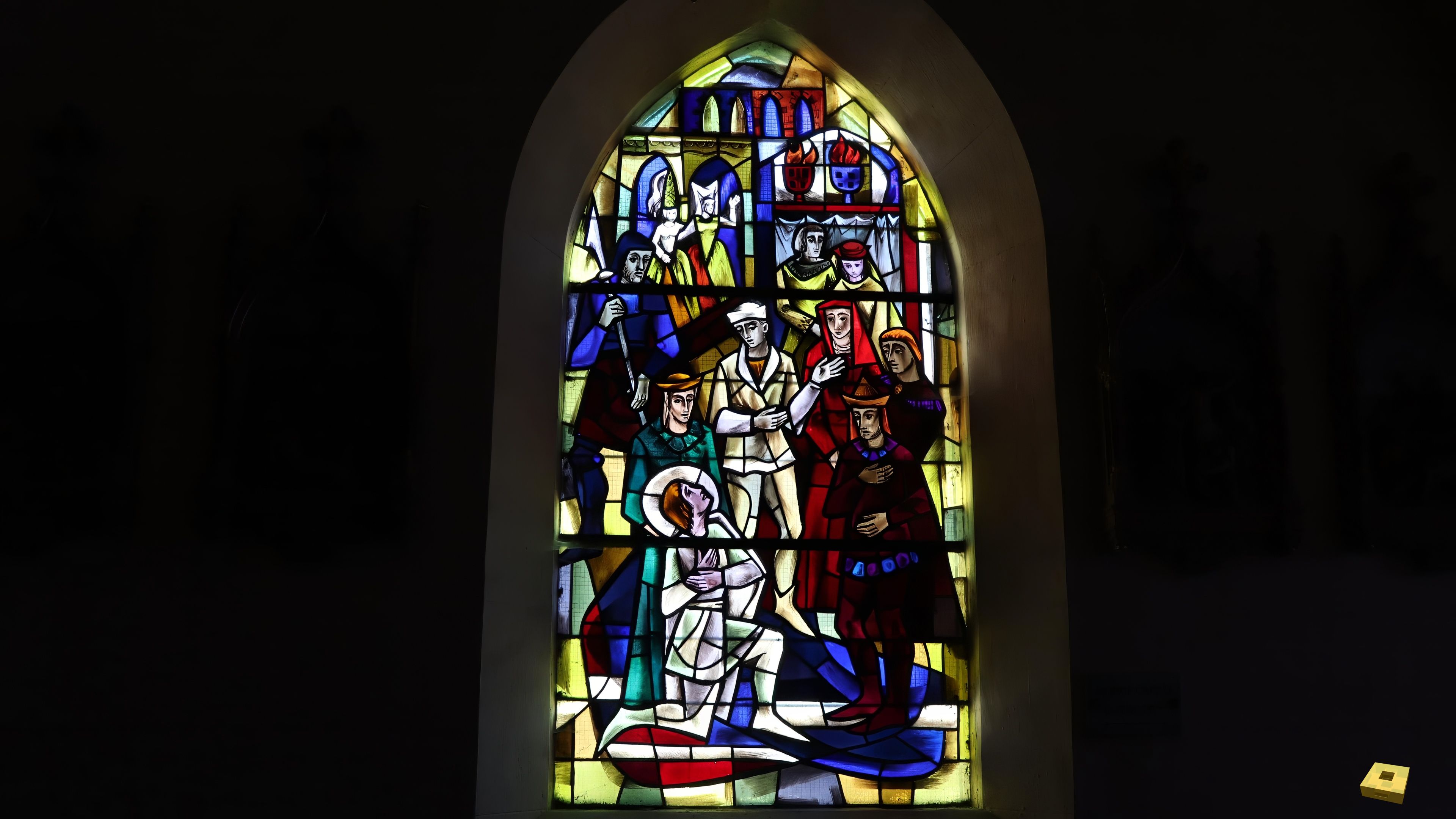 Domrémy, Kirche - Buntglasfenster (I)