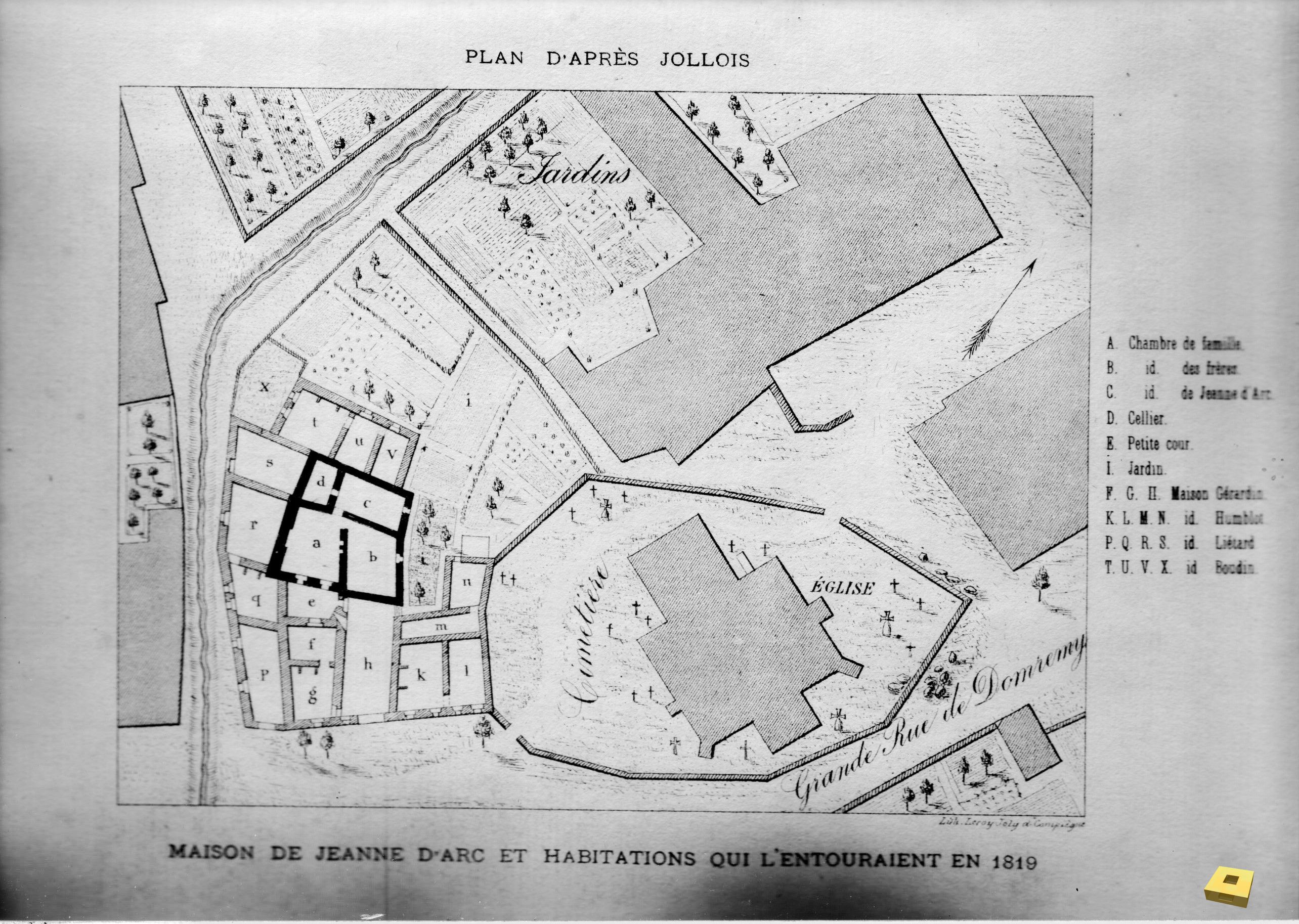 Map of Domrémy, 1819 (I)