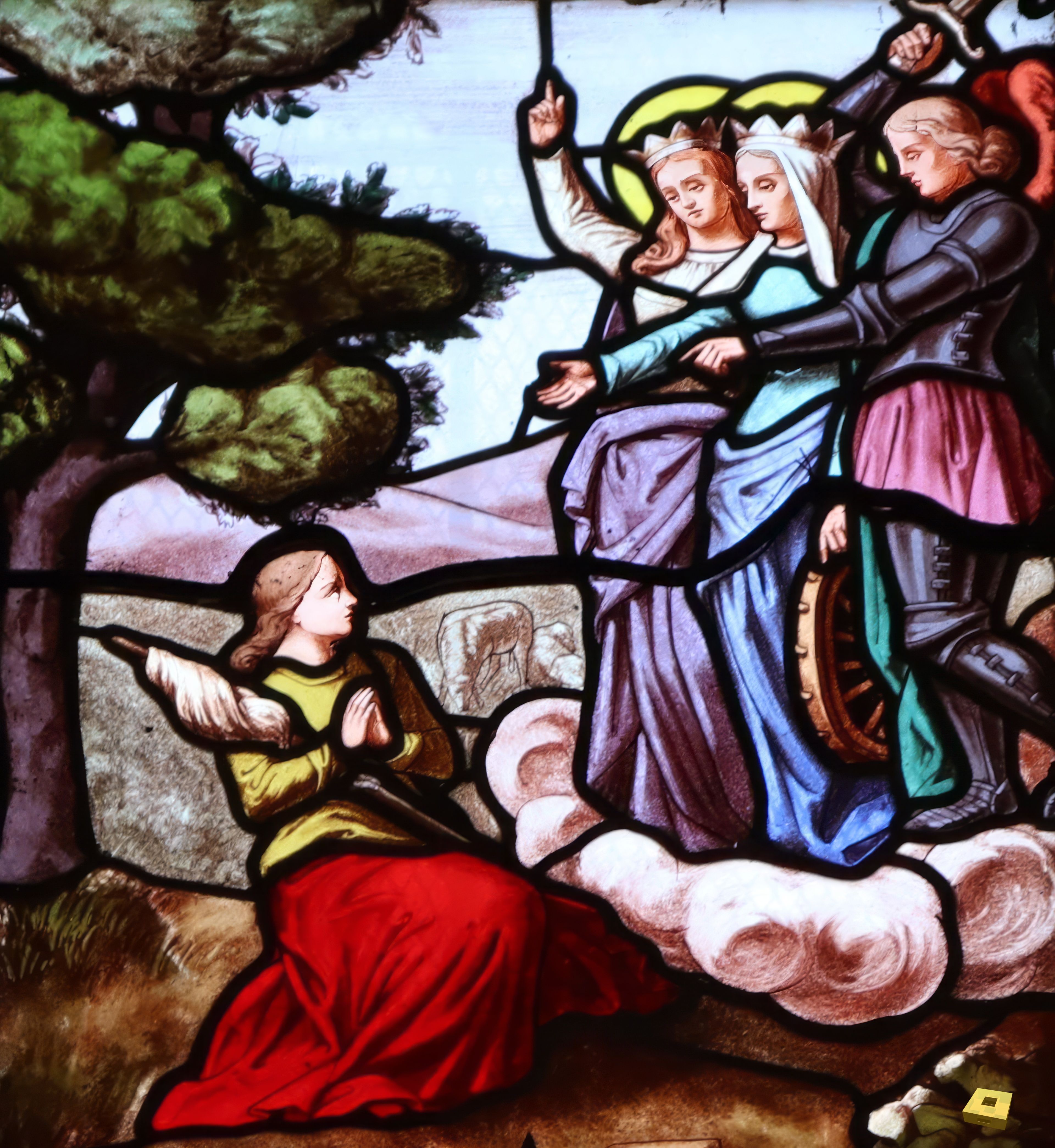 Frebécourt, église - vitrail (I)