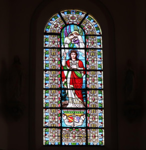 Frebécourt, Kirche - Buntglasfenster (I)