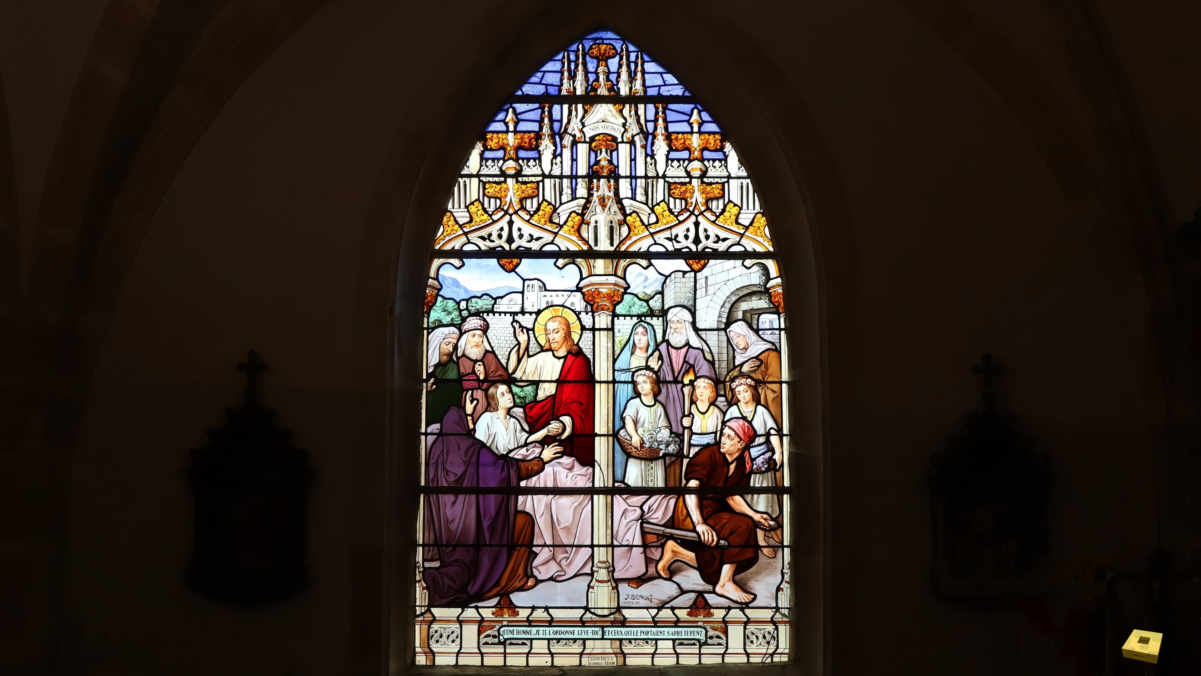 Fréville, church - stained glass window (I)
