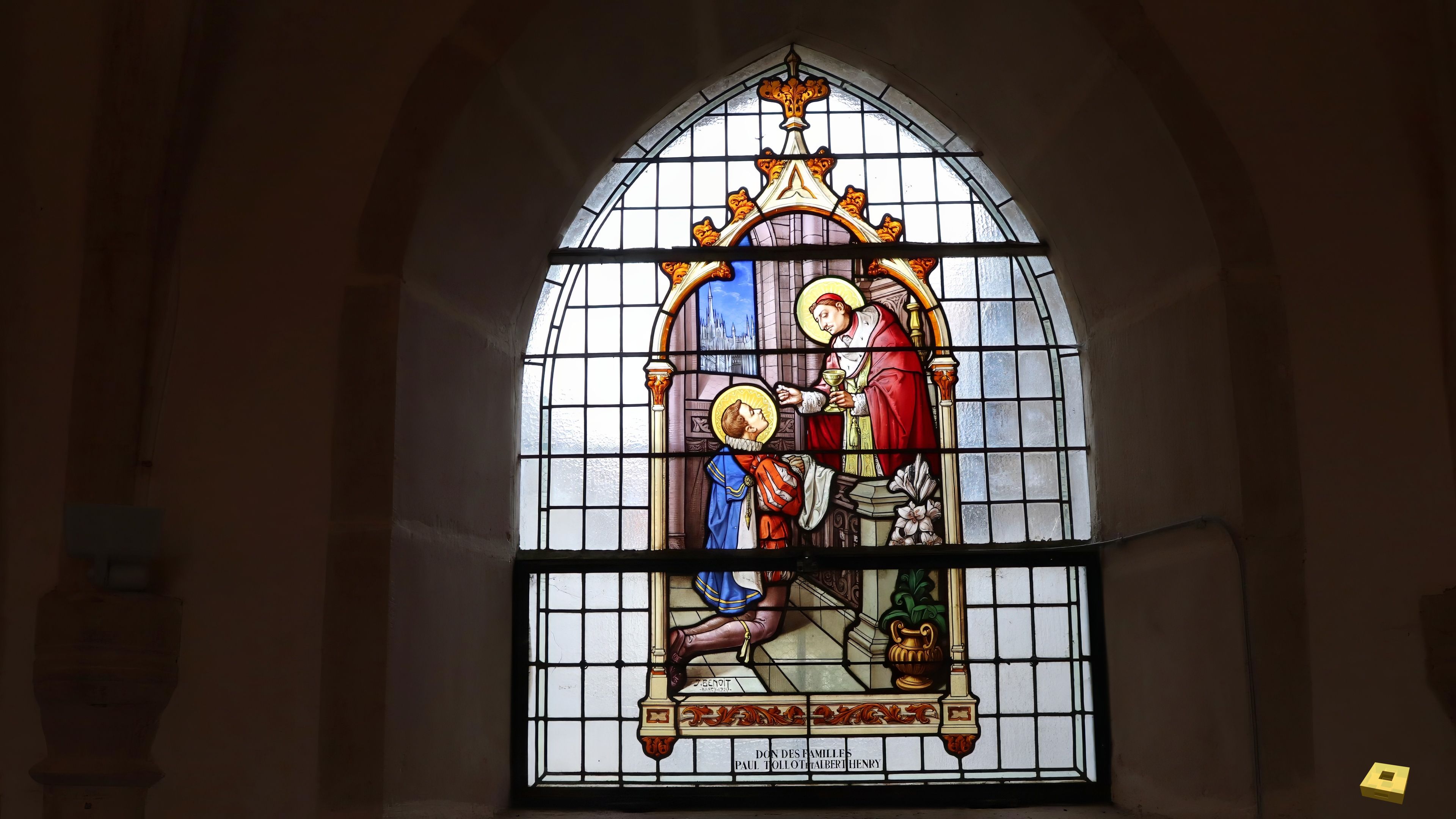 Fréville, church - stained glass window (I)