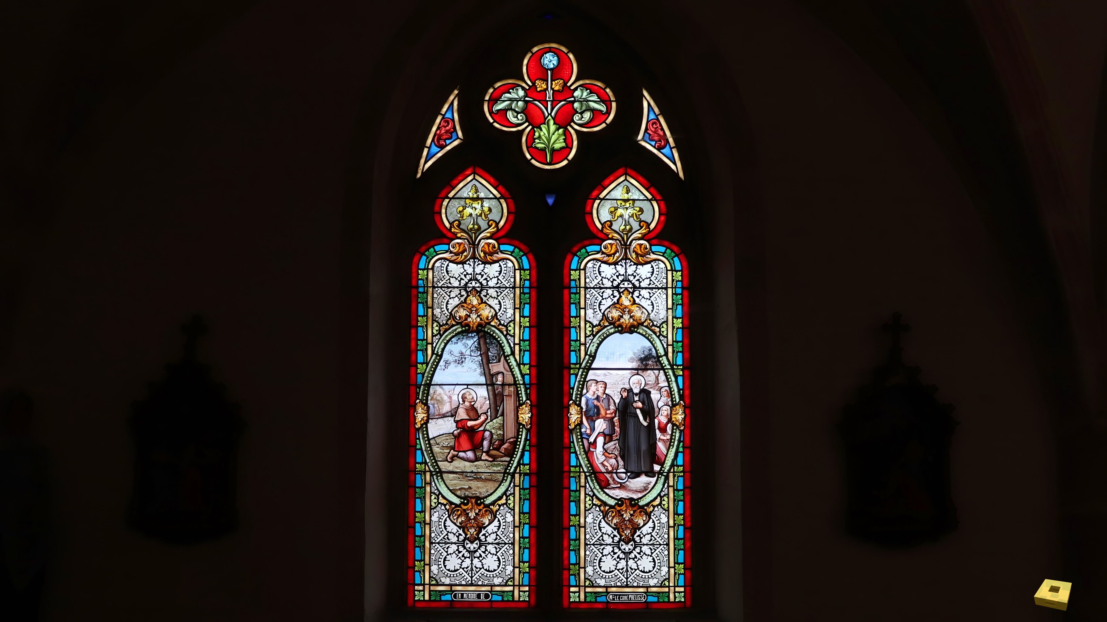 Fréville, church - stained glass window (I)
