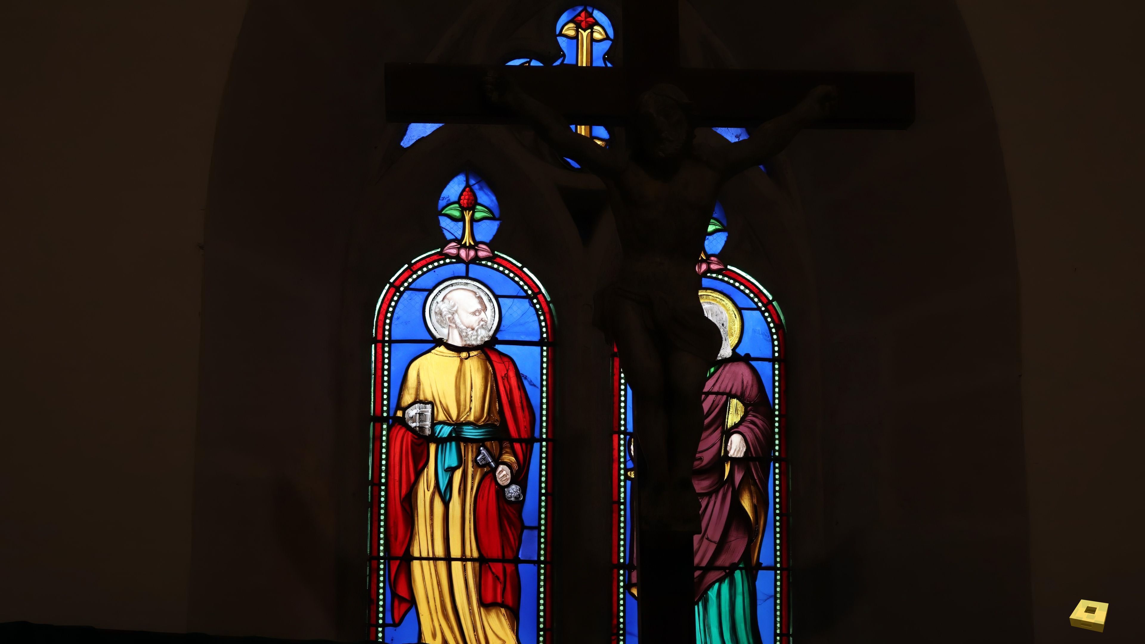 Fréville, church - stained glass window (I)