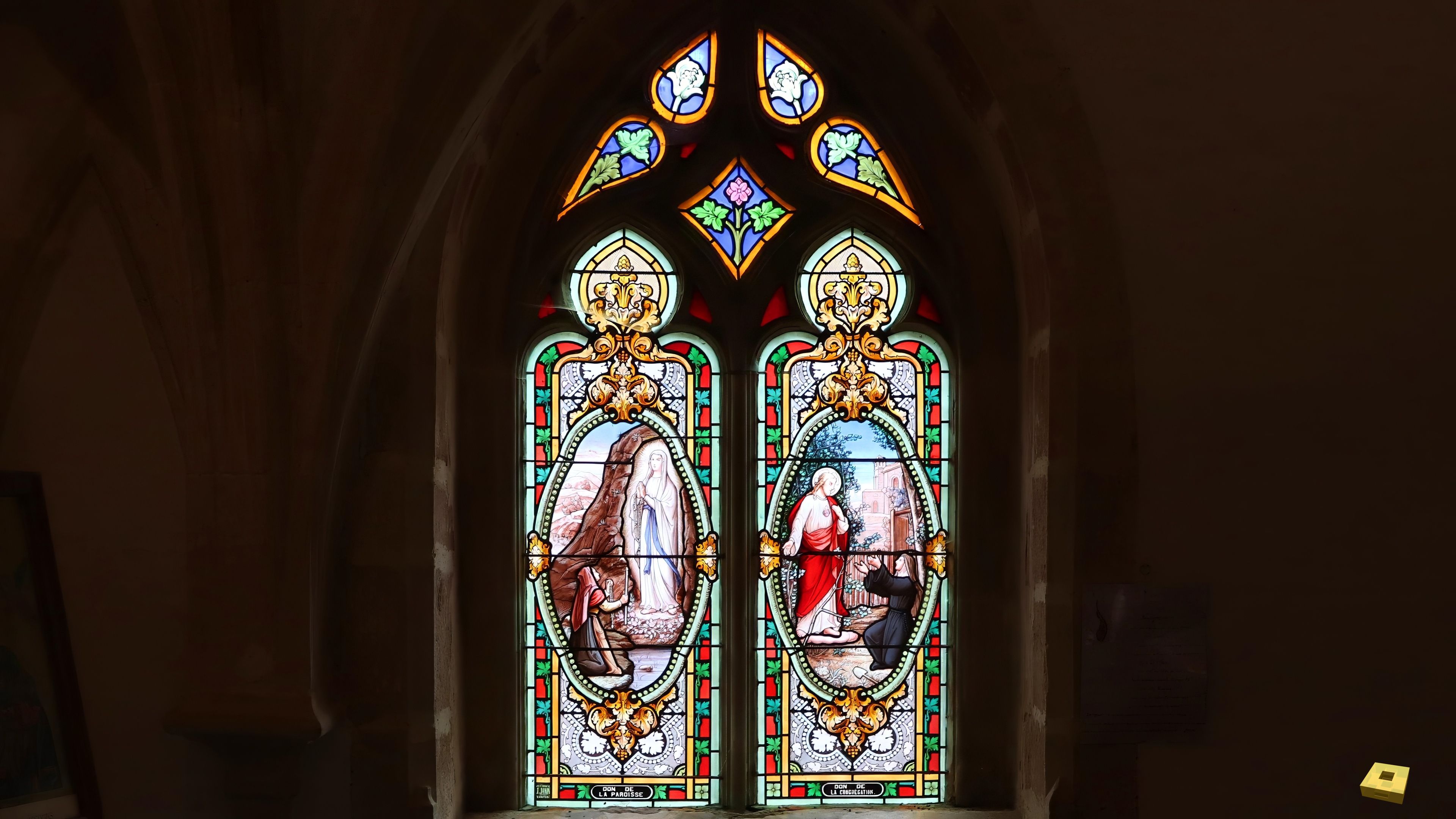 Fréville, church - stained glass window (I)