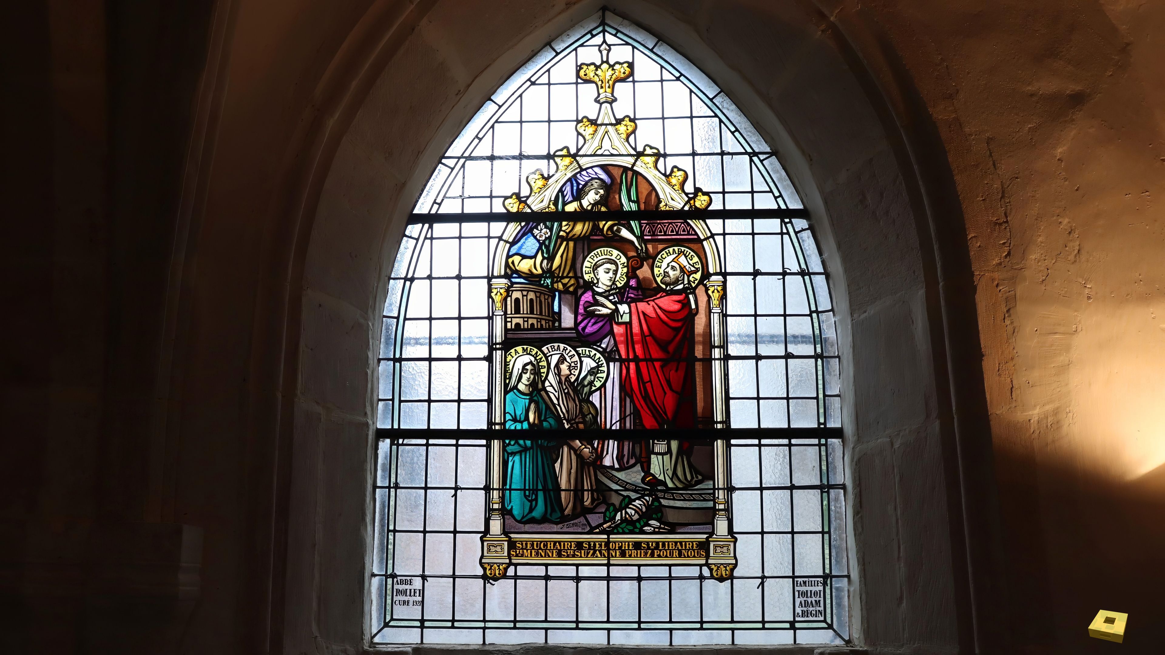 Fréville, church - stained glass window (I)