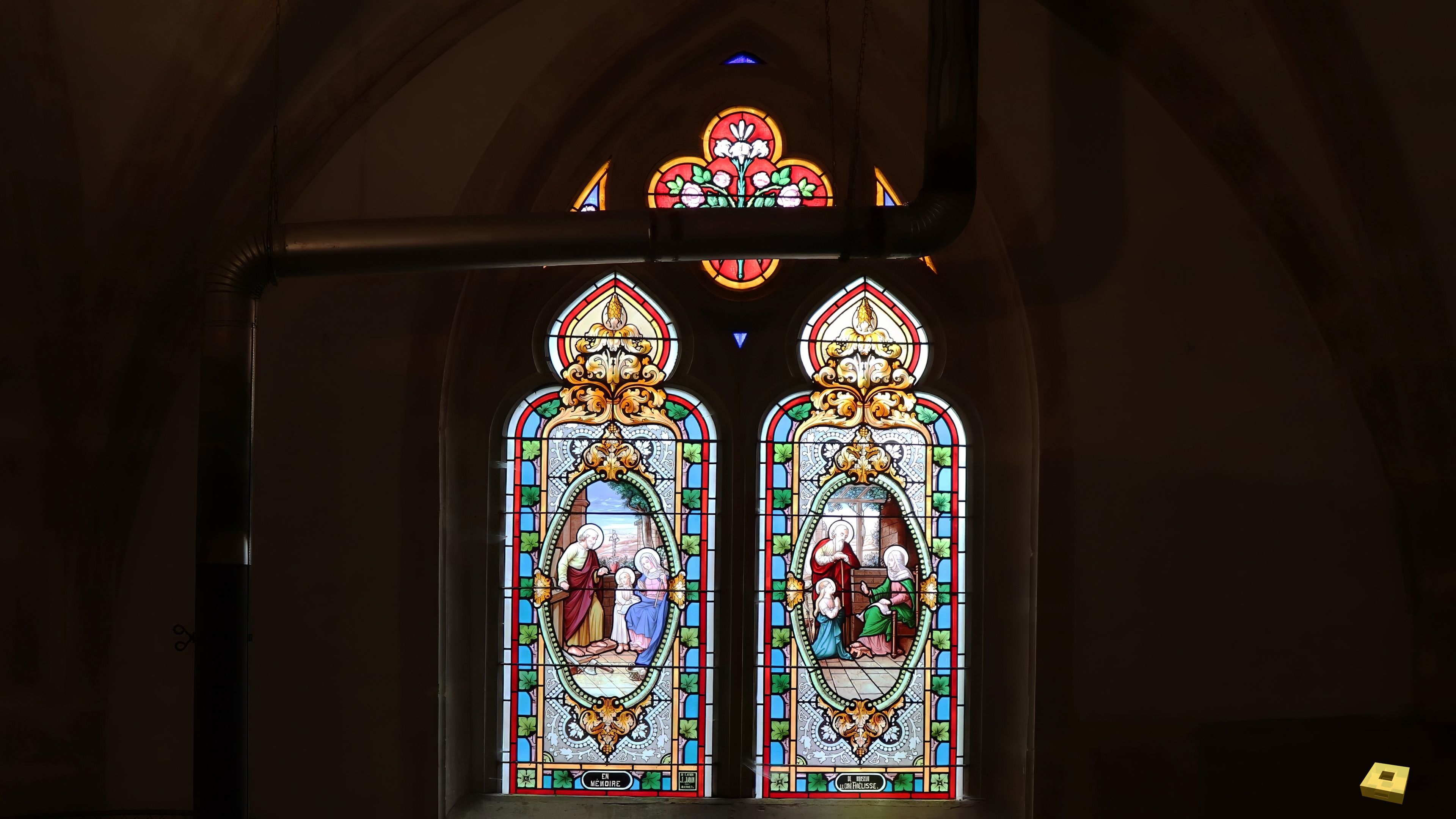 Fréville, church - stained glass window (I)