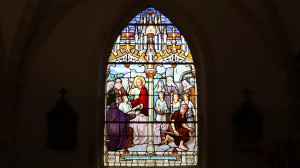 Fréville, church - stained glass window (I)
