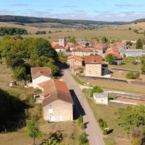 Gendreville, vue du ciel sud (P)