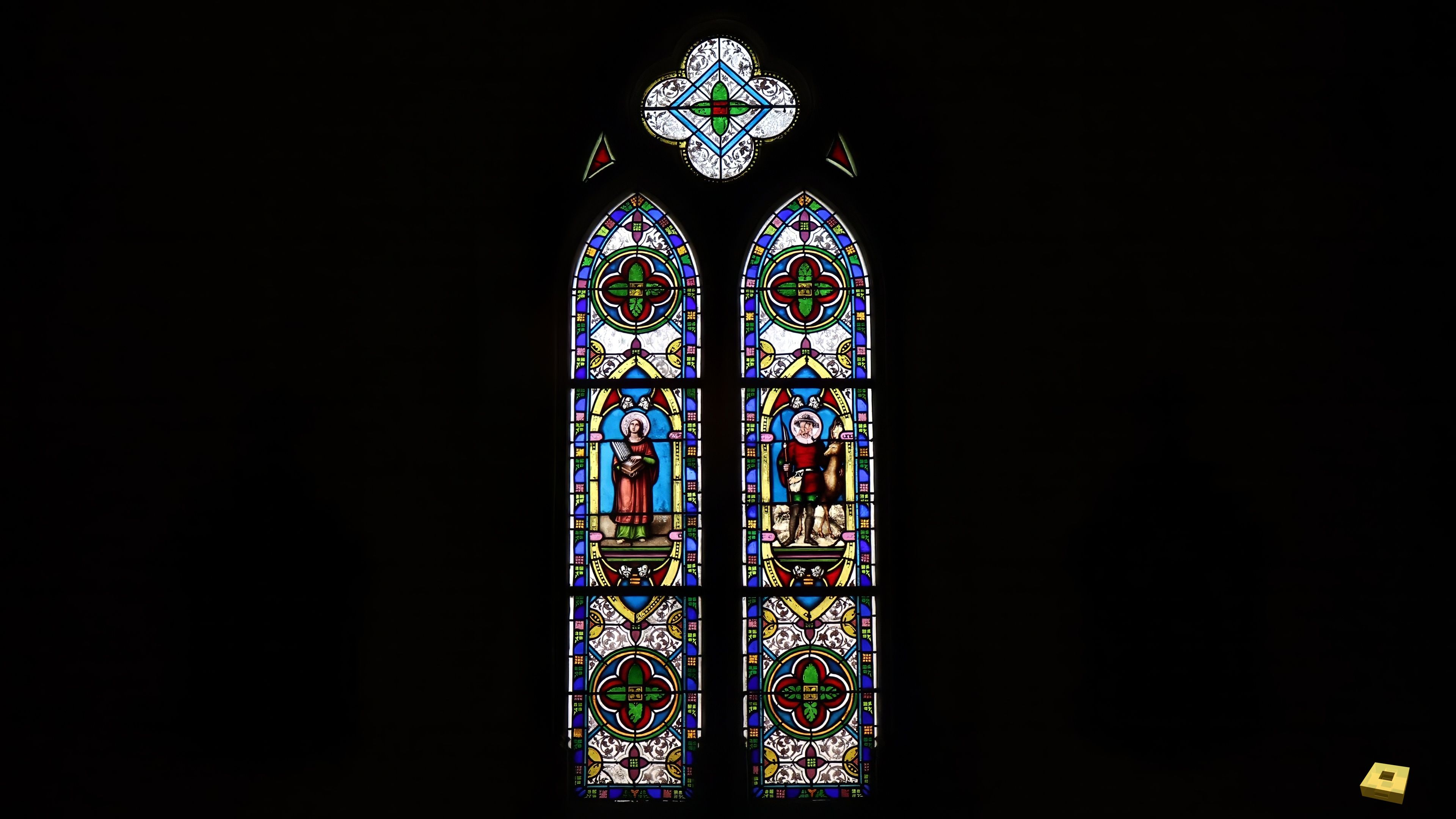 Gendreville, church - stained glass window (I)
