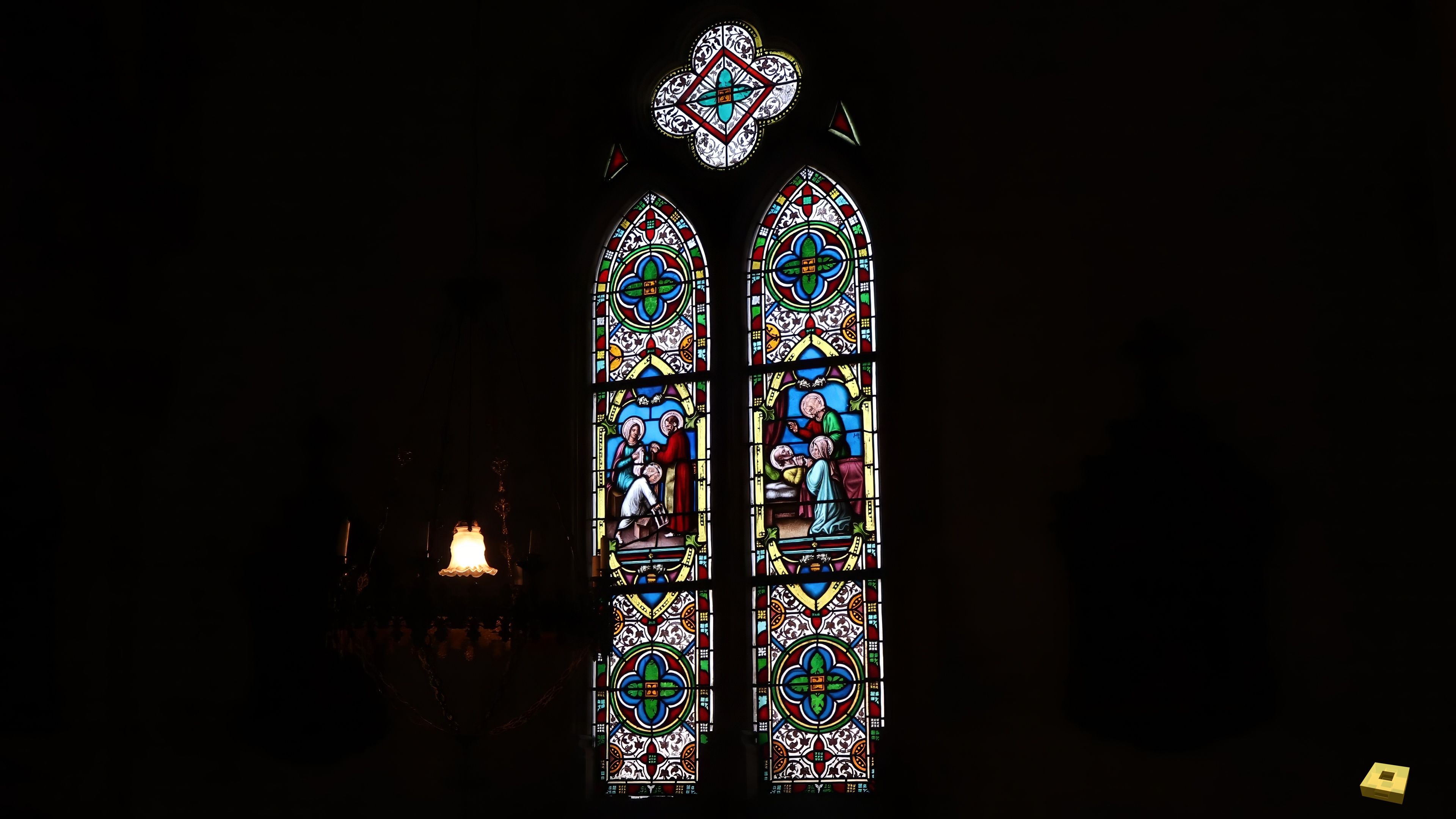 Gendreville, church - stained glass window (I)