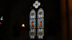 Gendreville, church - stained glass window (I)