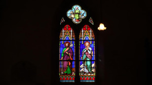 Gendreville, church - stained glass window (I)