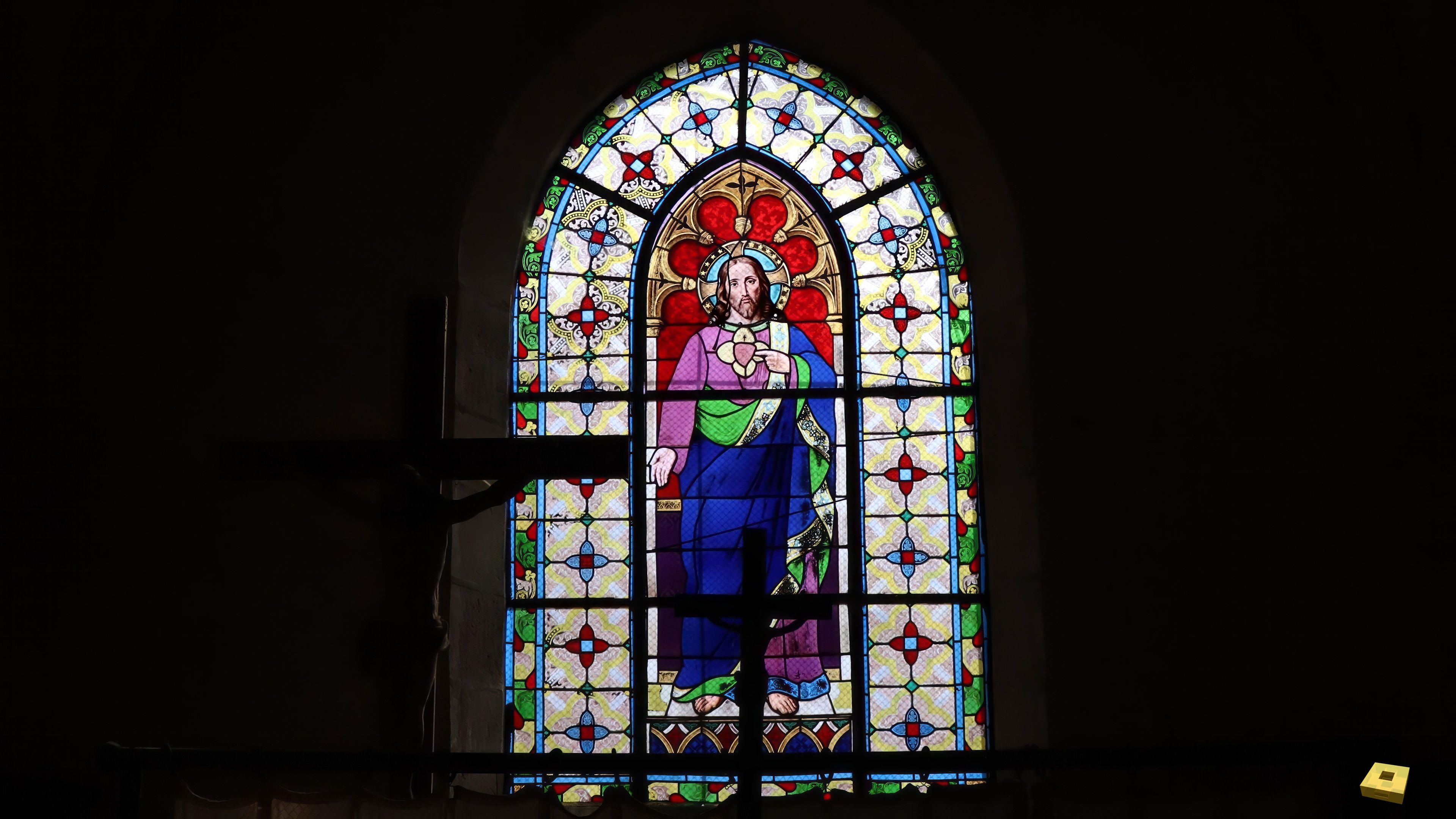 Gendreville, church - stained glass window (I)