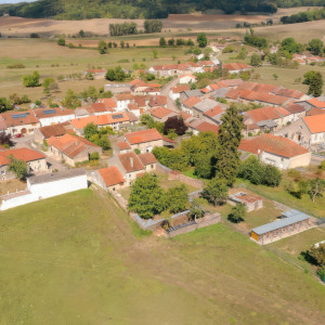 Gendreville, vue du ciel ouest (P)