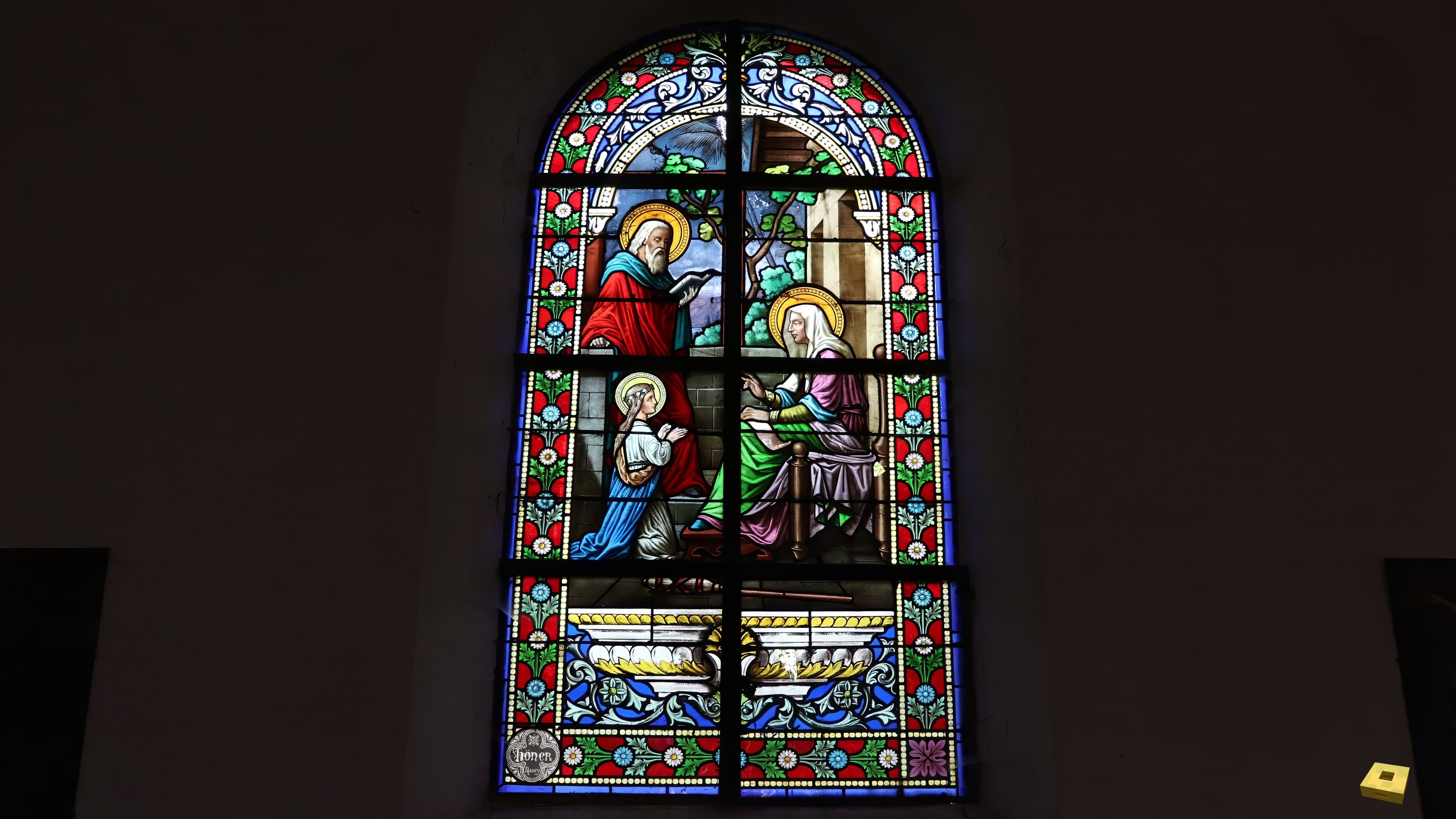 Goncourt, St Martin - stained glass window (I)