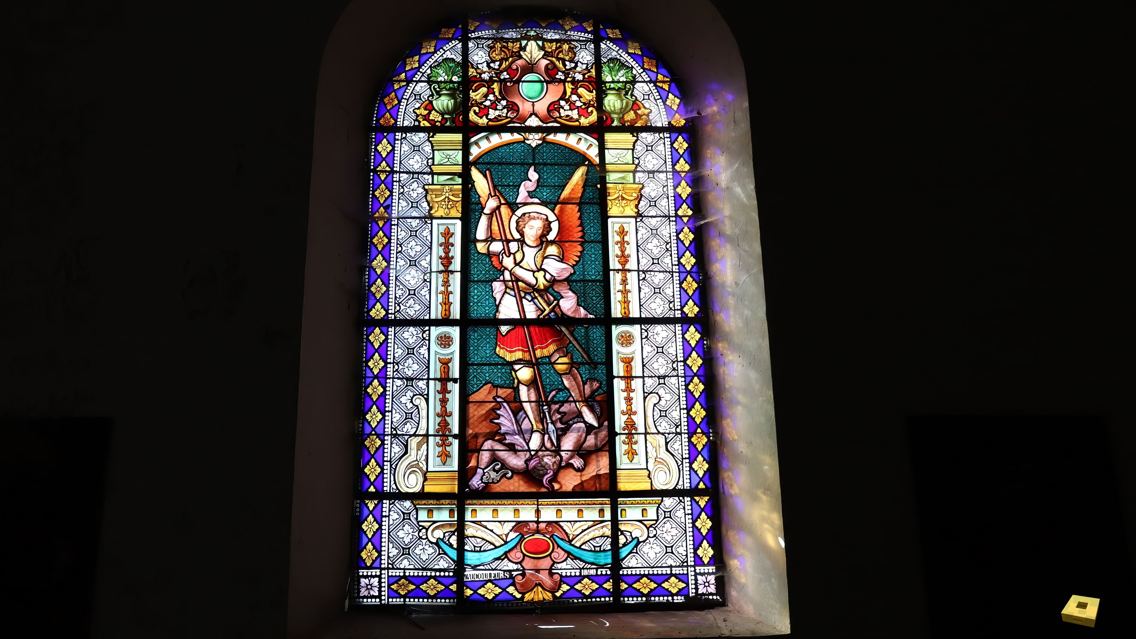 Goncourt, St Martin - stained glass window (I)