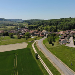 Goncourt, vue aérienne (S)