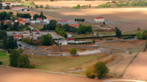Grand, panoramic view taken from the southeast (P)