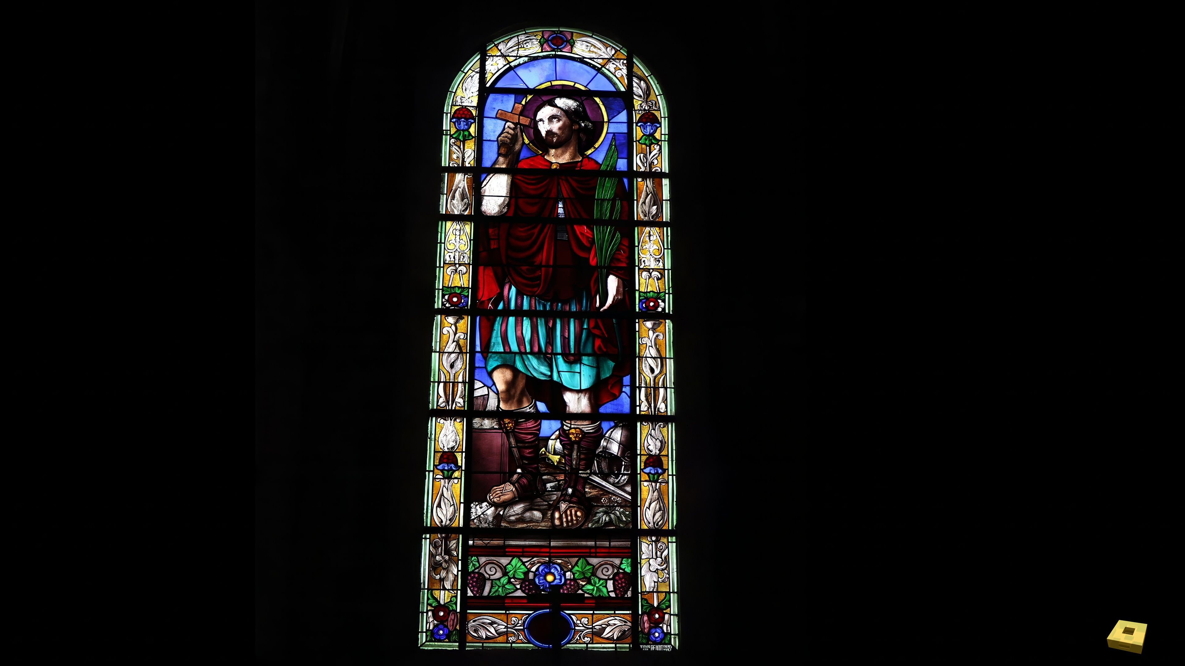 Greux, Kirche - Buntglasfenster (I)