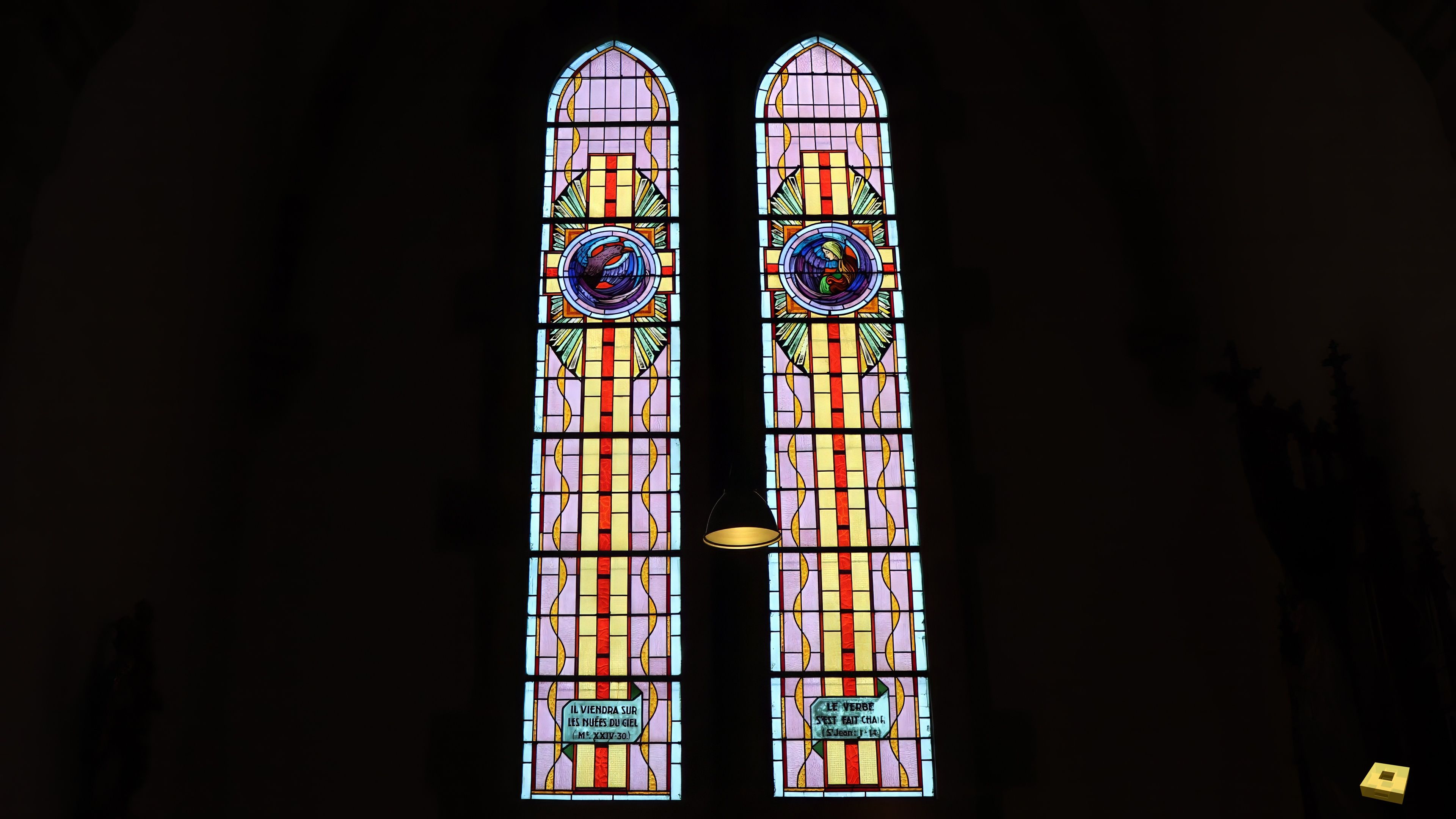 Hagnéville, church - stained glass window (I)