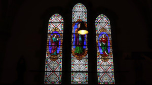 Hagnéville, église - vitrail (I)