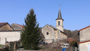 Illoud, church - exterior view (S)