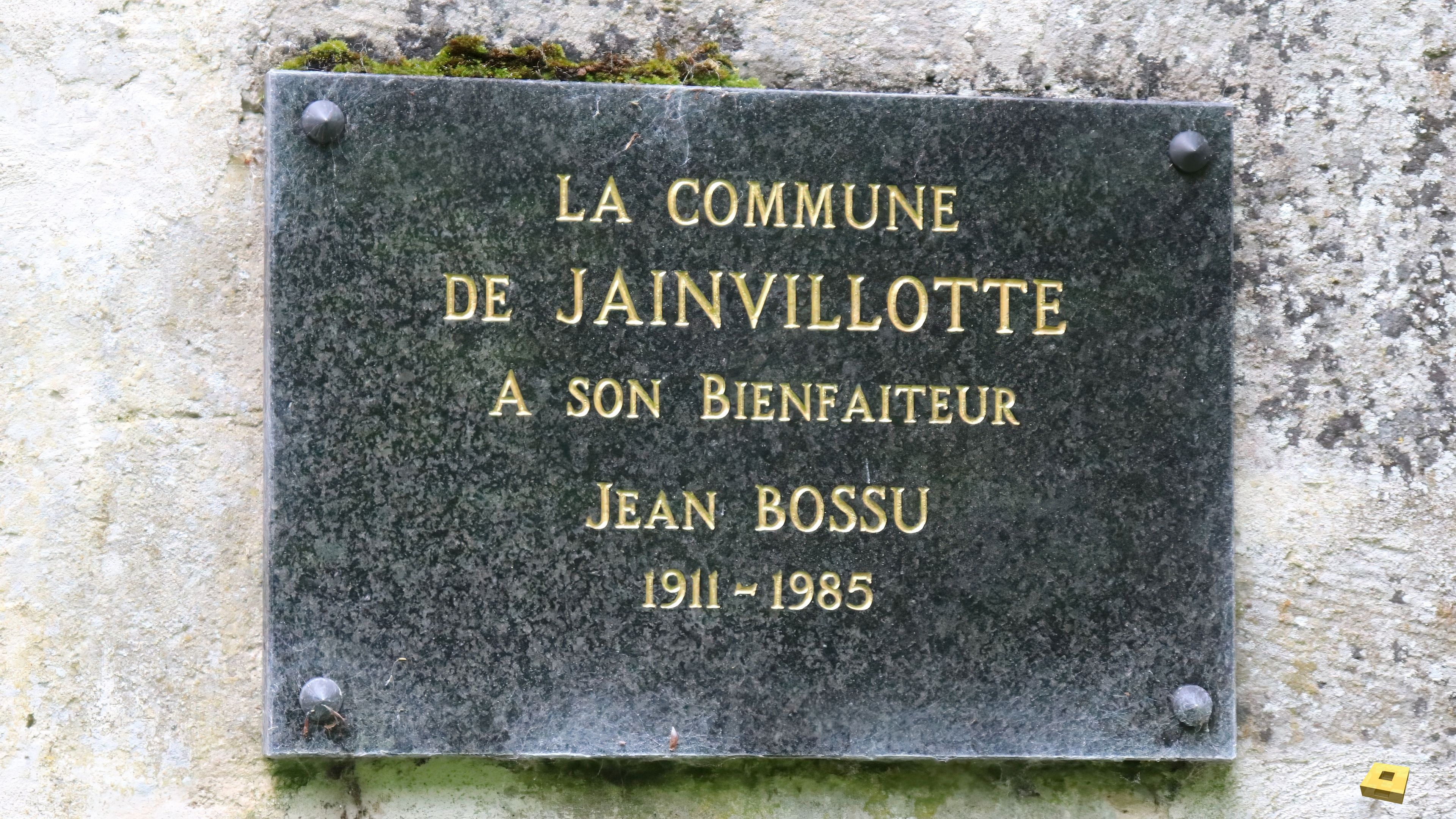 Jainvilotte, commemorative plaque (I)