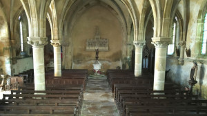 Jainvilotte, église - vue sur la sortie (S)