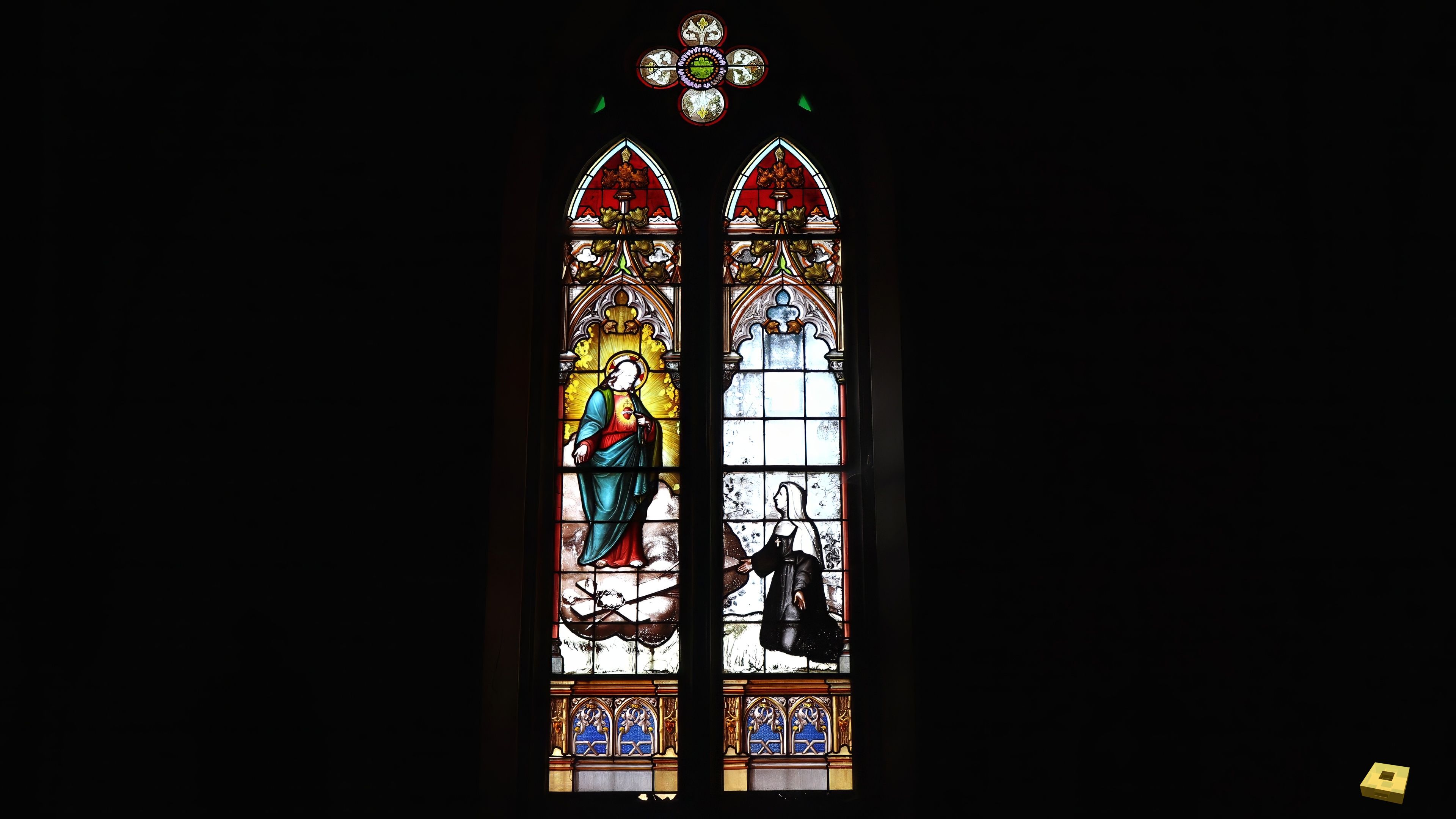 Jainvilotte, church - stained glass window (I)