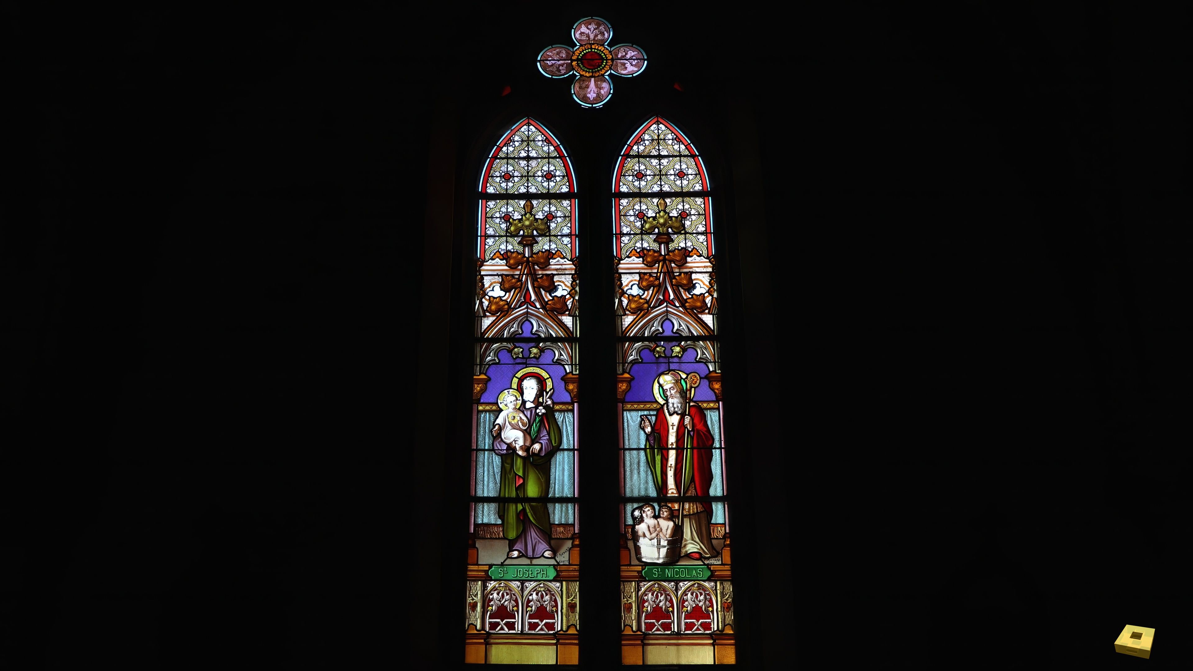 Jainvilotte, church - stained glass window (I)