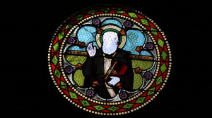 Jainvilotte, church - stained glass window (I)