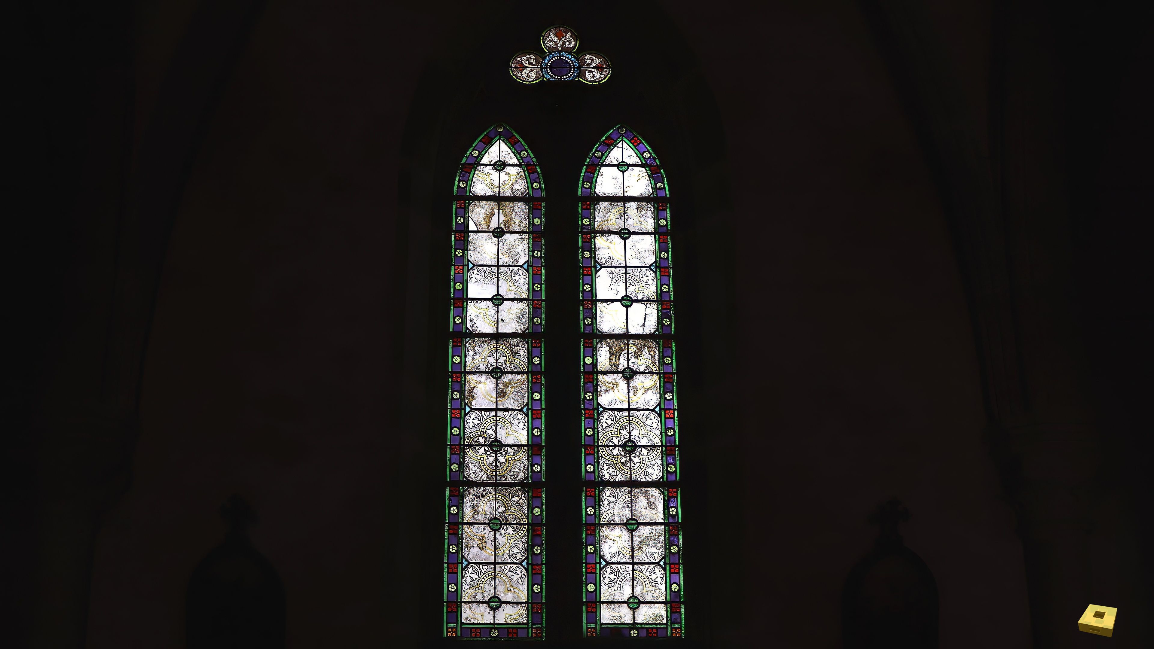 Jainvilotte, church - stained glass window (I)