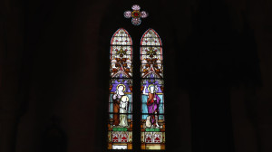 Jainvilotte, church - stained glass window (I)