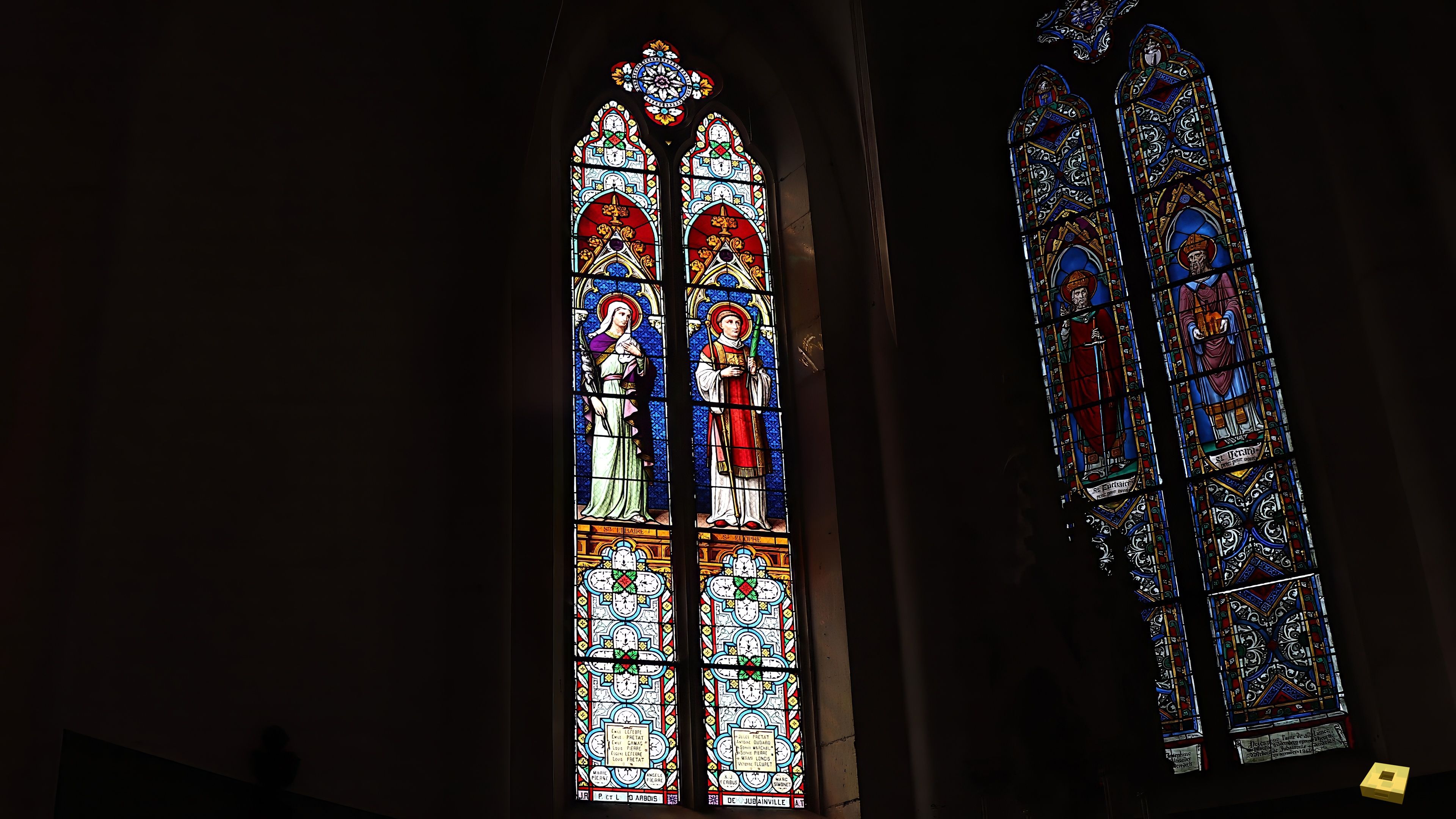 Jubainville, church - stained glass window (I)