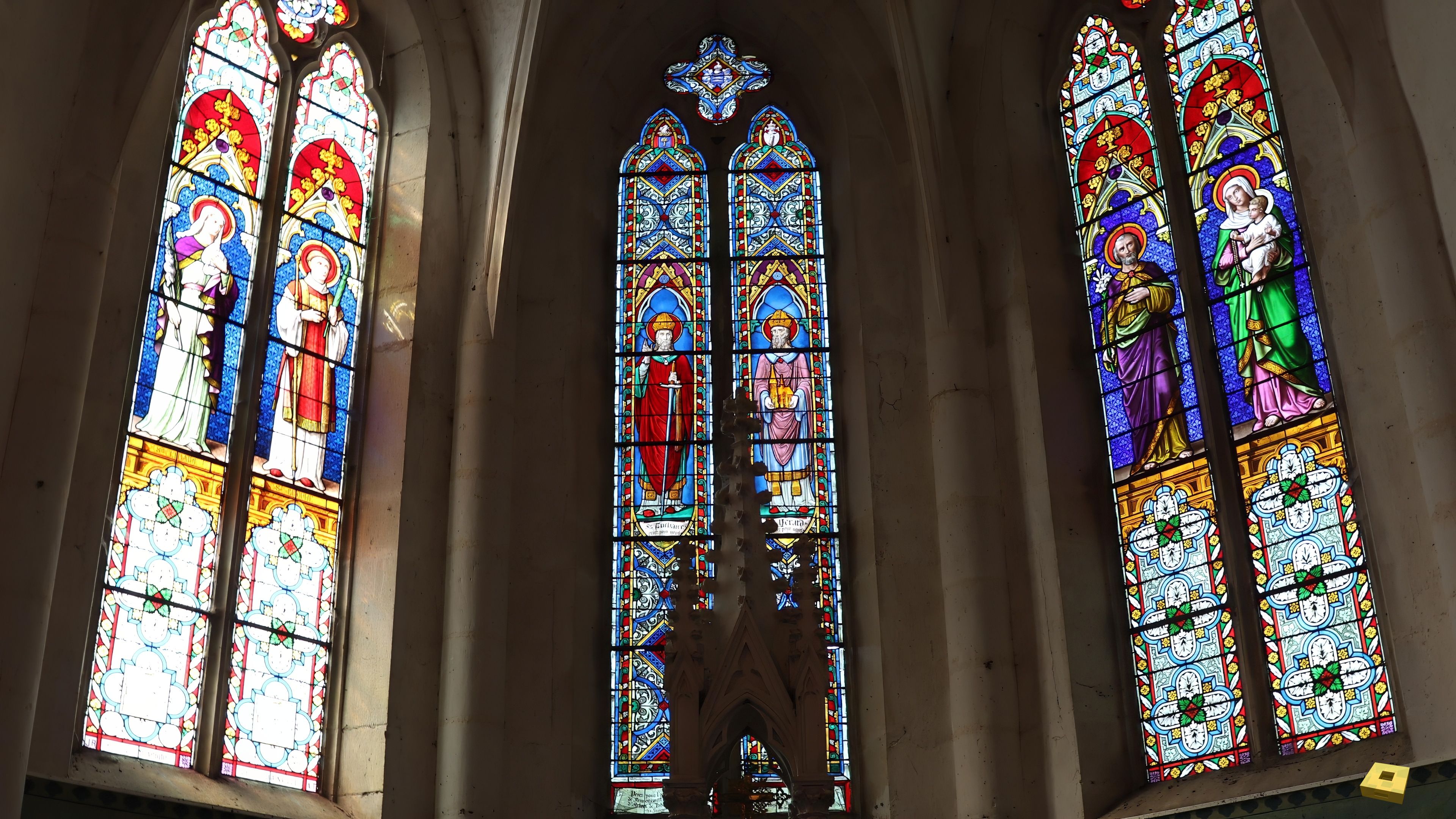 Jubainville, church - stained glass window (I)