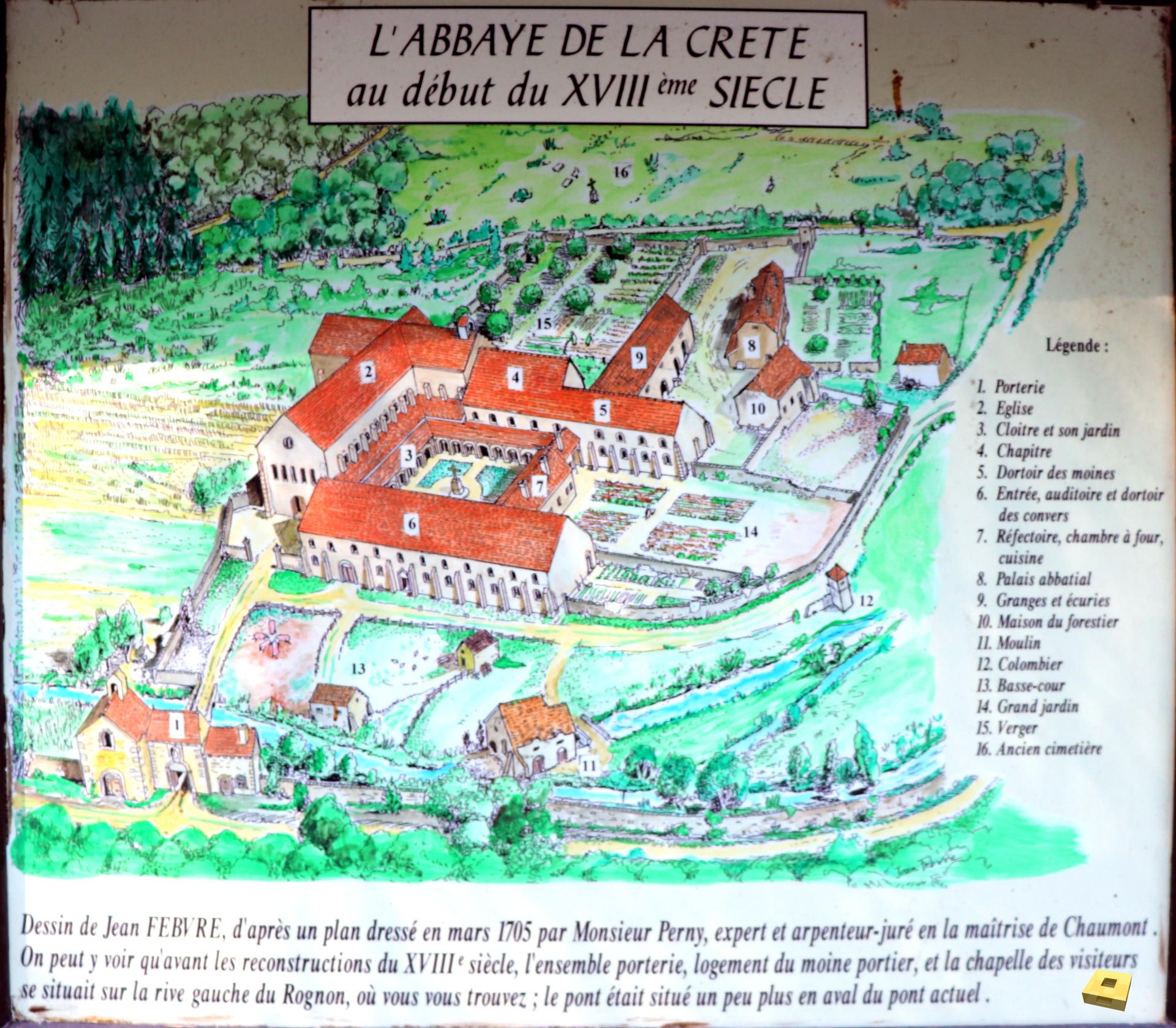La-Crête, plan (I)