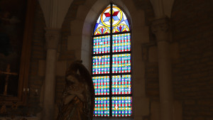 Lafauche, church - stained glass window (I)