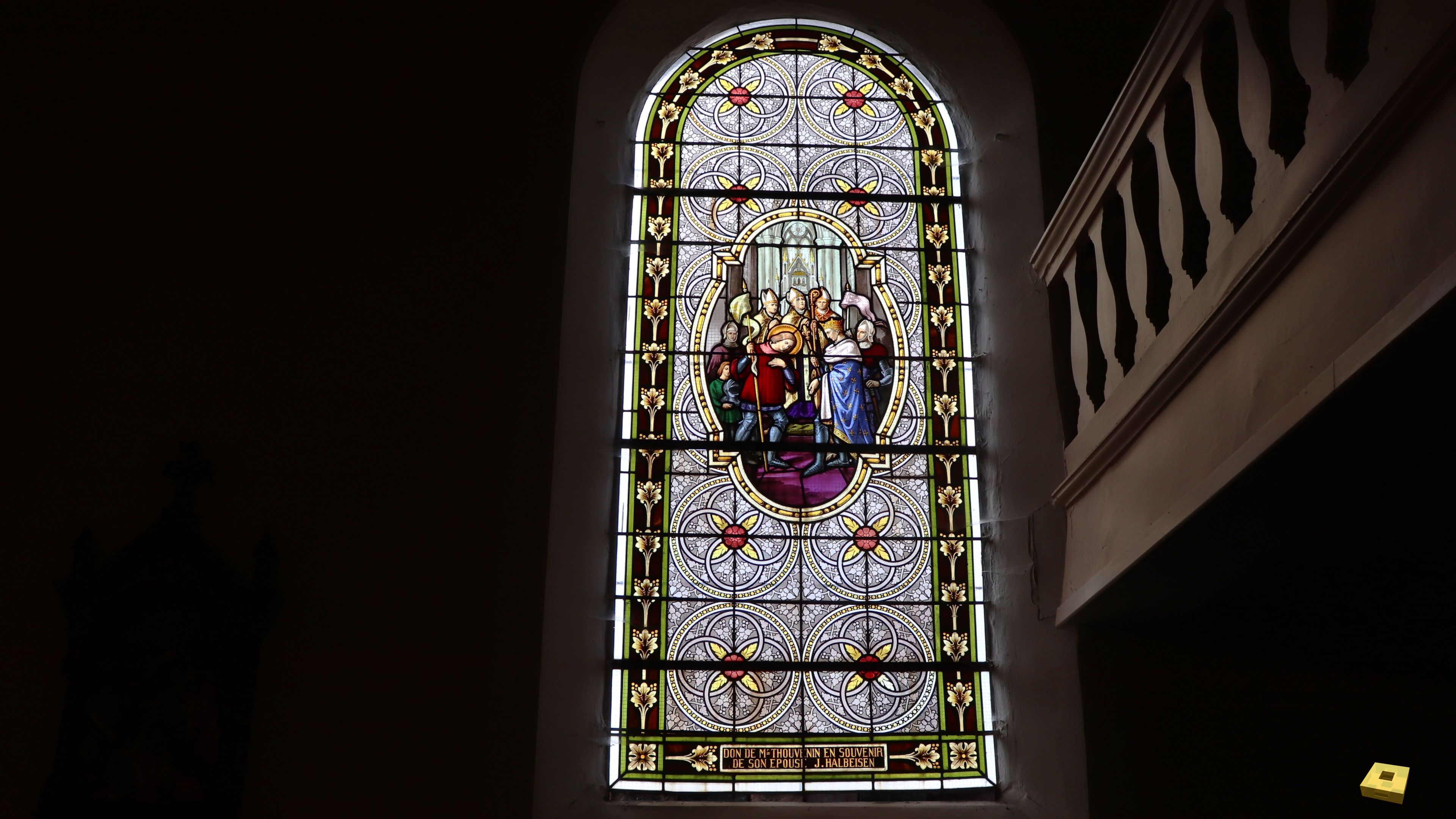 Landaville, Kirche - Buntglasfenster (I)