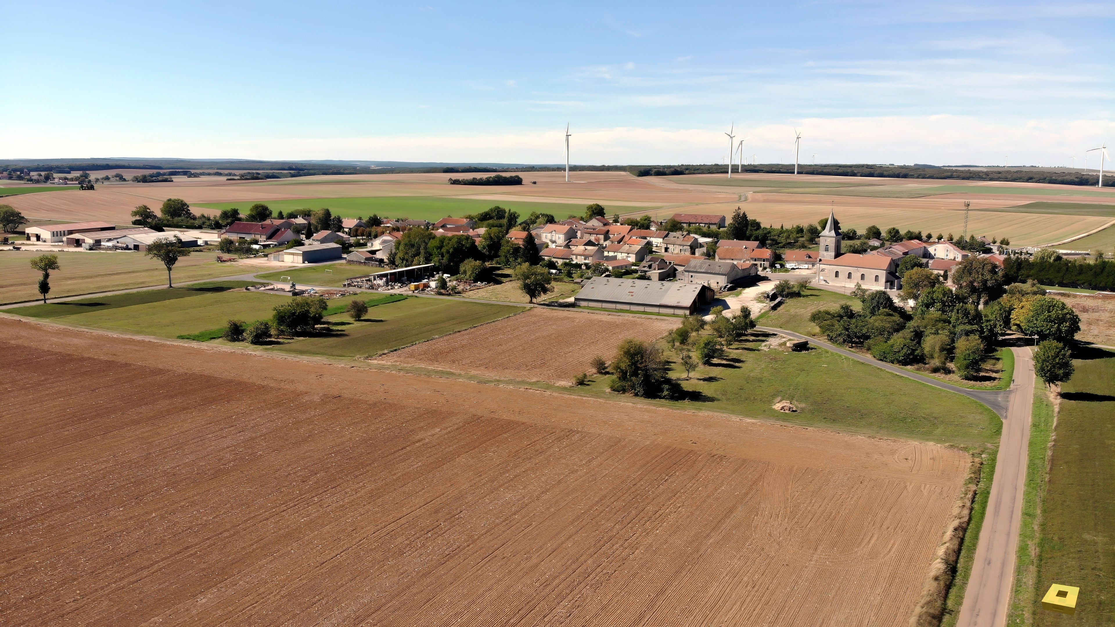 Leurville, Luftaufnahme (I)