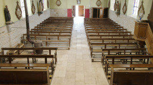 Leurville, église - vue sur sortie (S)