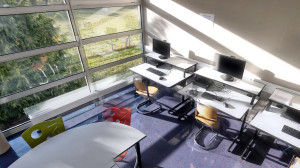 Liffol, salle de travail des professeurs (P)
