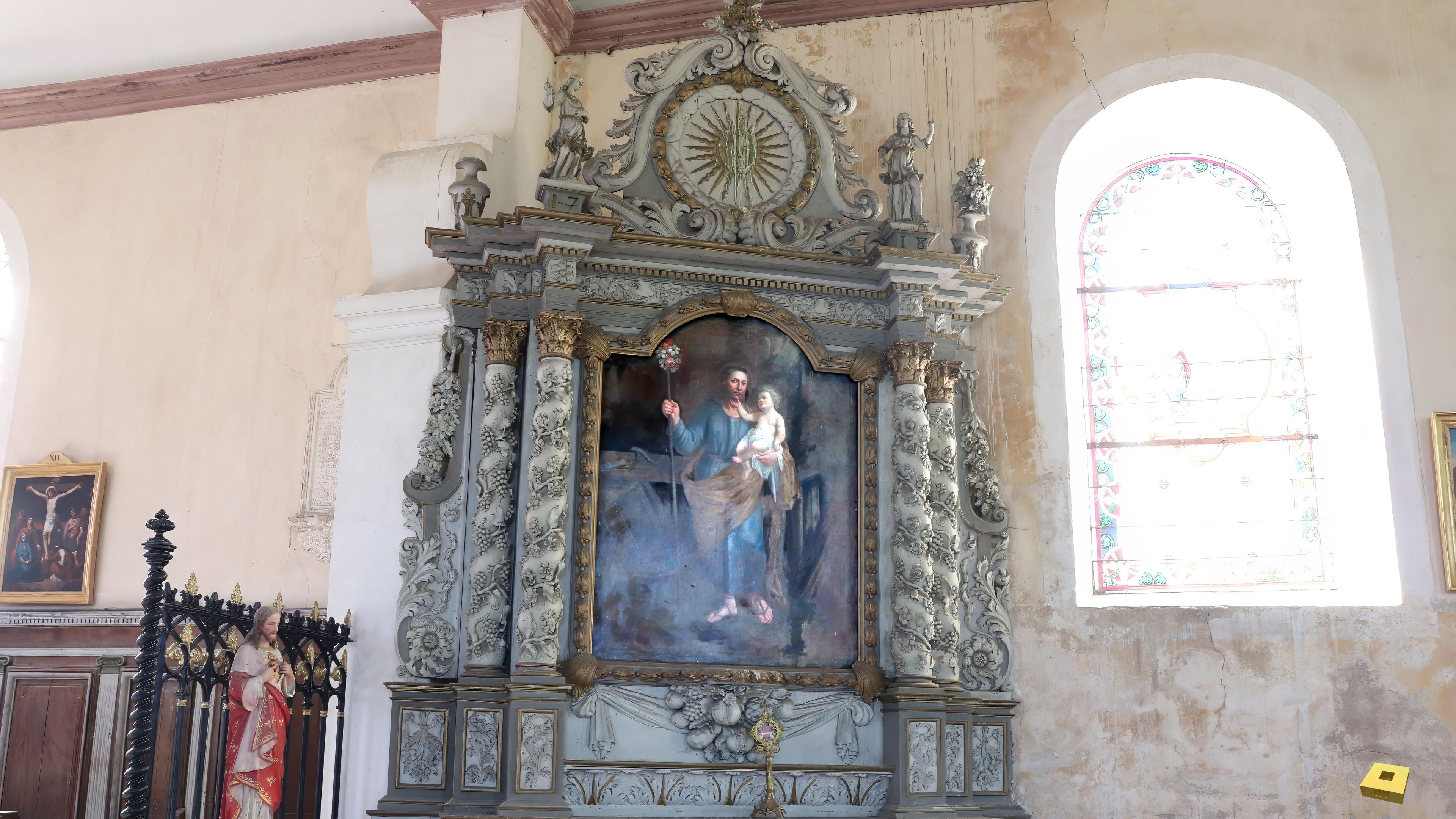 Longchamp, church - painting (I)