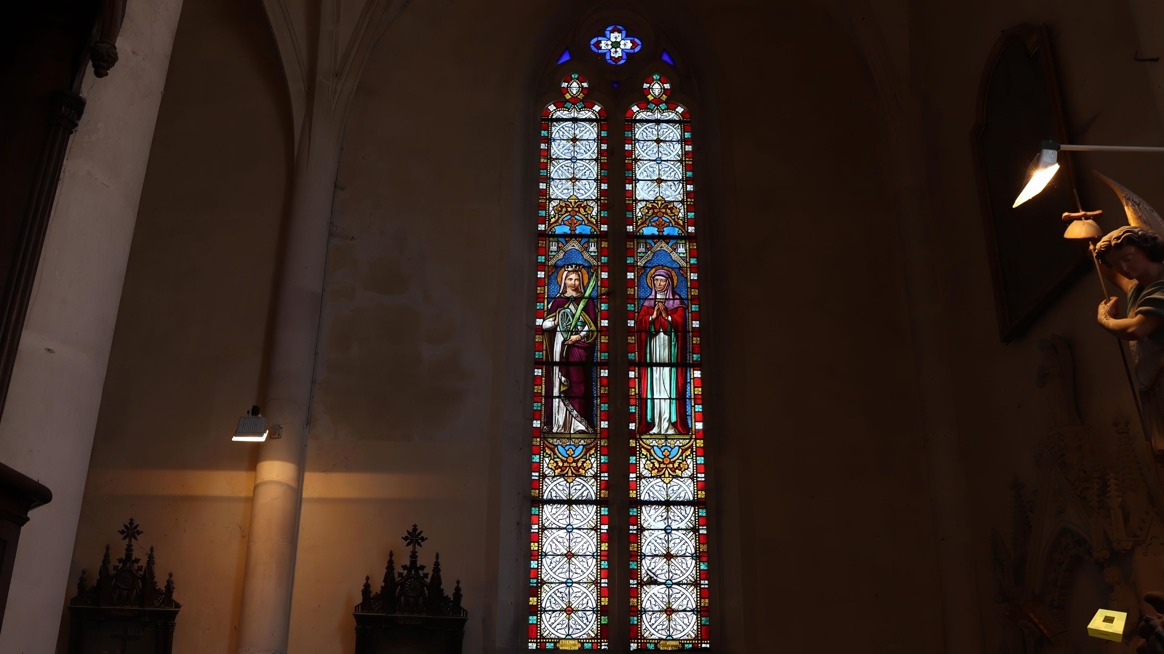 Maxey, Kirche - Buntglasfenster (I)